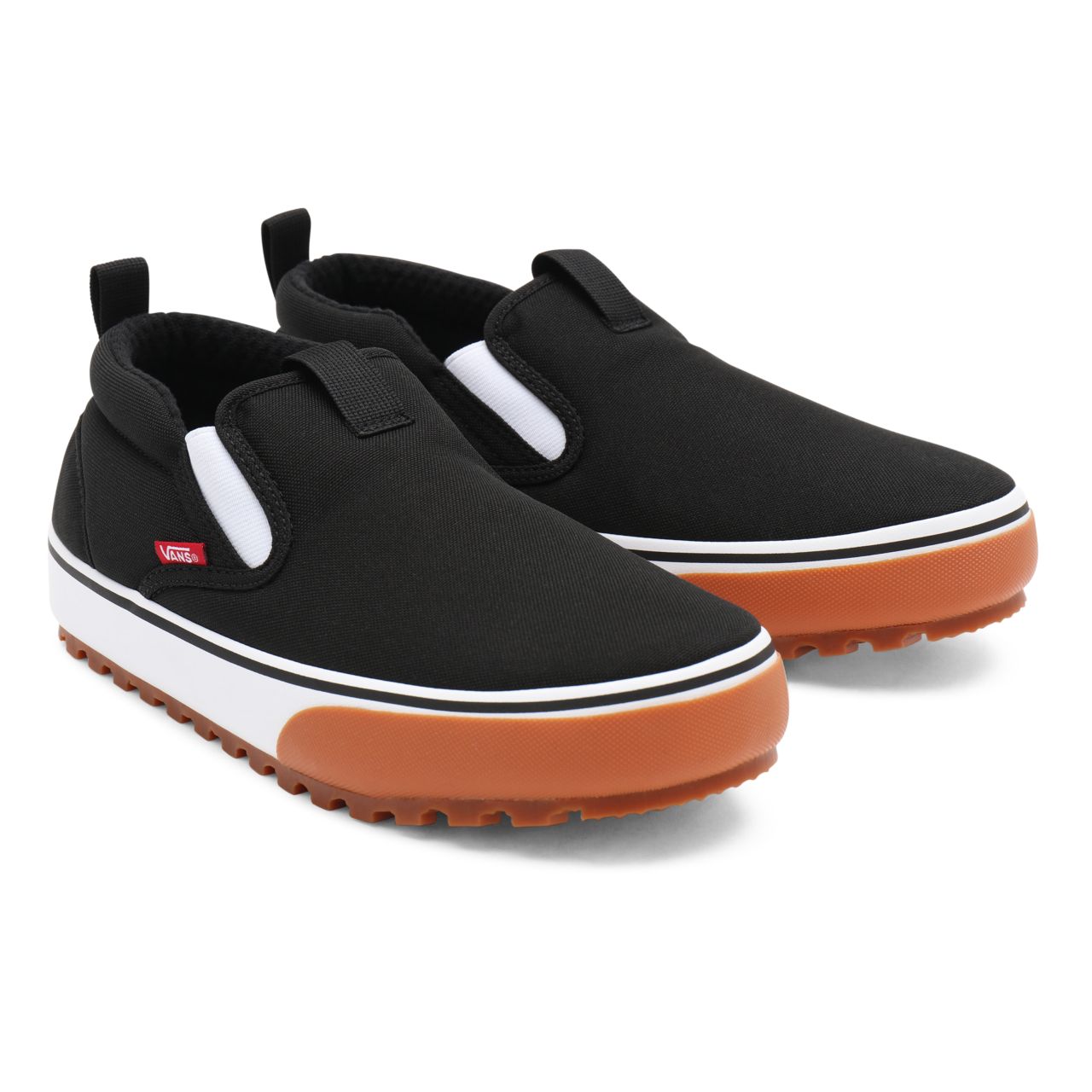 Vans Snow Lodge Slipper Mid Vansguard Black Classic Mens Womens - Black/White VN0A5JI3Y28 Shoes