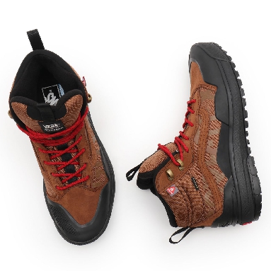 Vans UltraRange Exo Hi Gore-Tex MTE-2 Brown Classic Mens Womens - dachshund/black VN0A5KS6FW6 Shoes