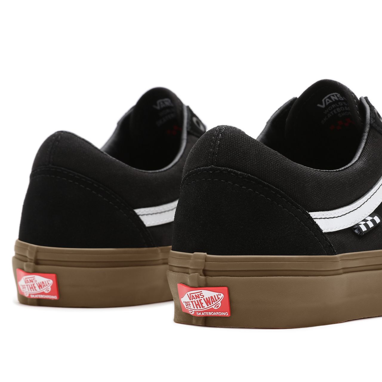 Vans Skate Old Skool Black Classic Mens Womens - Black/Gum VN0A5FCBB9M Shoes