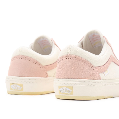 Vans BMX Old Skool White Classic Mens Womens - (Angie Marino) peach/marshmallow VN0A5JIP9BE Shoes