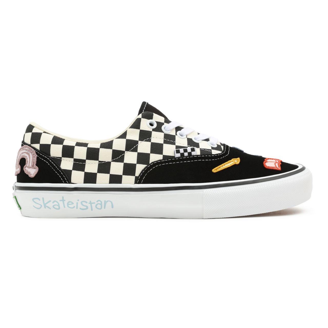 Vans x Skateistan Skate Era Black Classic Mens Womens - (Skateistan) Checkerboard VN0A5FC989C Shoes