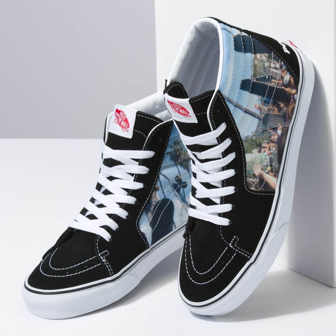Vans X MOCA Frances Stark Sk8-Hi Black Classic Mens Womens - (Moca) Frances Stark/Black VN0A5KRHA55 Shoes