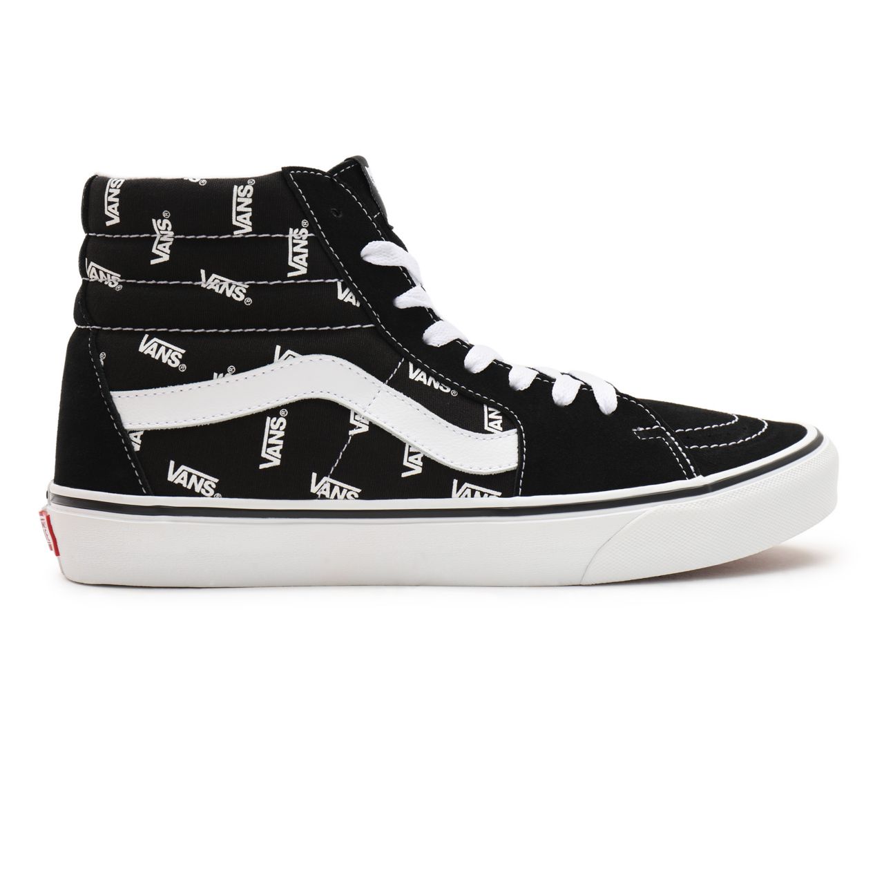 Vans Sk8-Hi Black Classic Mens Womens - (Vans) Black/True White VN0A32QGQW7 Shoes
