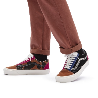Vans Anaheim Factory Old Skool 36 DX Multicolour Classic Mens Womens - (Anaheim Factory) Animal Mix/Black VN0A54F396M Shoes