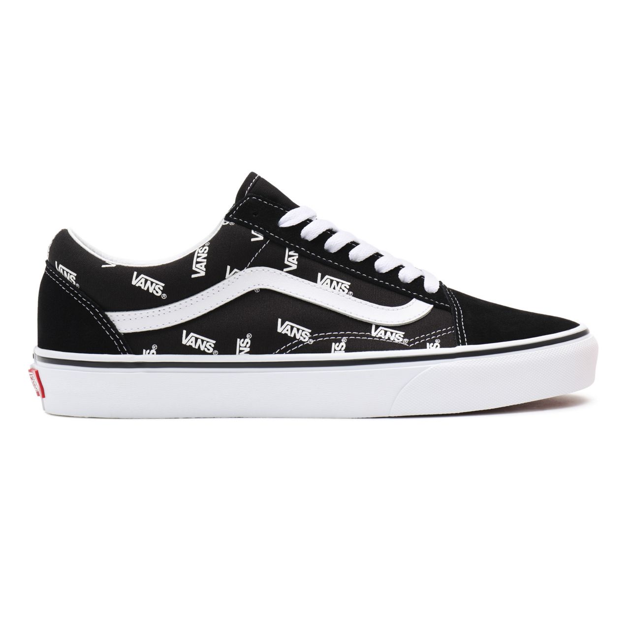 Vans Old Skool Black Classic Mens Womens - (Vans) Black/True White VN0A3WKTQW7 Shoes