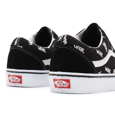 Vans Old Skool Black Classic Mens Womens - (Vans) Black/True White VN0A3WKTQW7 Shoes