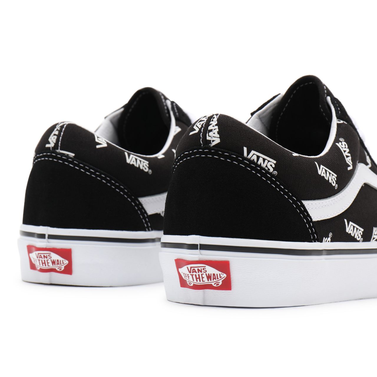 Vans Old Skool Black Classic Mens Womens - (Vans) Black/True White VN0A3WKTQW7 Shoes
