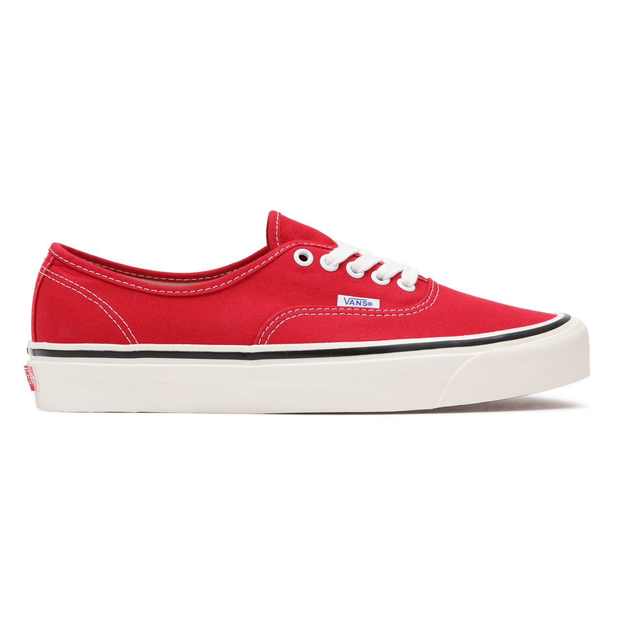 Vans Anaheim Factory Authentic 44 DX Red Classic Mens Womens - (Anaheim Factory) Racing Red VN0A38ENMR9 Shoes