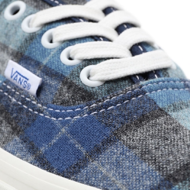 Vans Anaheim Factory Authentic 44 DX Blue Classic Mens Womens - (Anaheim Factory) pendleton/beach boy plaid VN0A54F29GS Shoes