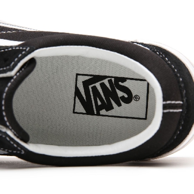 Vans Suede/Canvas Old Skool Stacked Black Classic Womens - (Suede/Canvas) Black/Blanc De Blanc VN0A4U155ZN Shoes