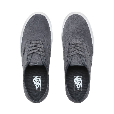 Vans Soft Suede Authentic Classic Mens Womens - (Soft Suede) Ebony/True White VN0A38EMVKE Shoes