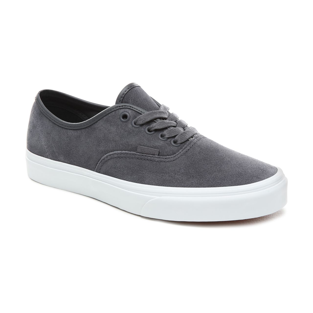 Vans Soft Suede Authentic Classic Mens Womens - (Soft Suede) Ebony/True White VN0A38EMVKE Shoes