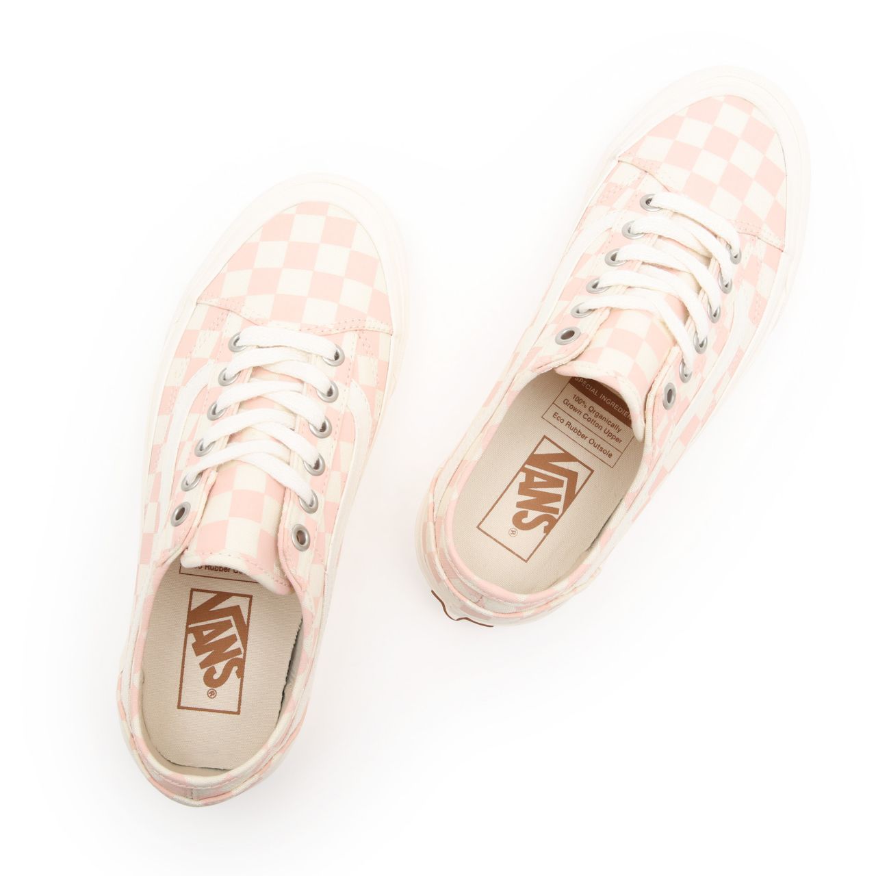 Vans Eco Theory Old Skool Tapered Pink Classic Womens - (Eco Theory) peachy keen/natural VN0A54F49FP Shoes