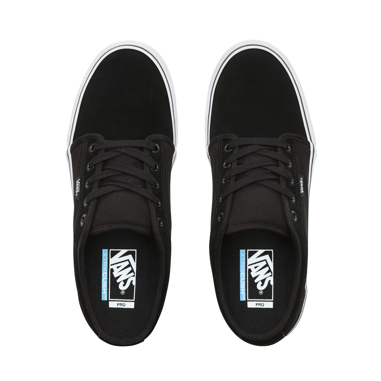 Vans Suede Chukka Low Classic Mens Womens - (Suede) Black/True White VN0A38CGAD3 Shoes