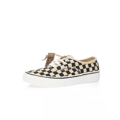 Vans Authentic Eco Theory Checkerboard Mens Womens - Black/White VN0A5KRD705 Shoes