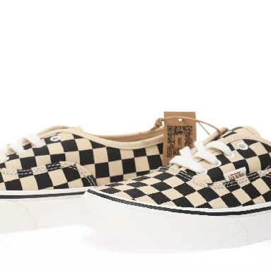 Vans Authentic Eco Theory Checkerboard Mens Womens - Black/White VN0A5KRD705 Shoes