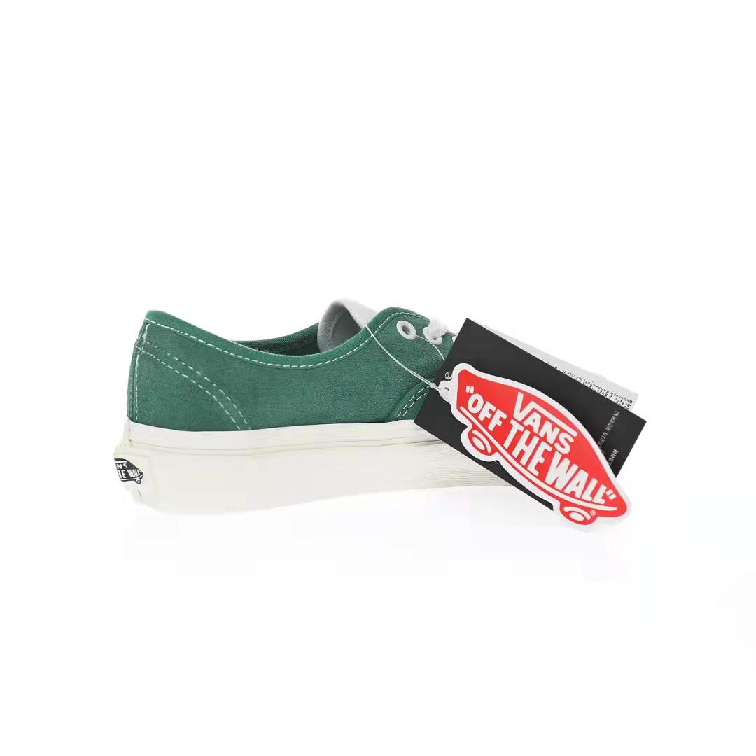 Vans Authentic Pig Suede Mens Womens - Jasper Green/White VN0A348A2O4 Shoes