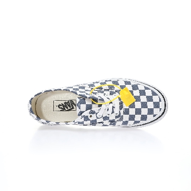 Vans Authentic 44 DX Anaheim Factory Checkerboard Mens Womens - Blue/White VN0A7Q5CBM7-1 Shoes