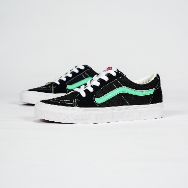 Vans Skate Sk8-Low Mens Womens - Black/Waterfall VN0A3WM34FV-1 Shoes