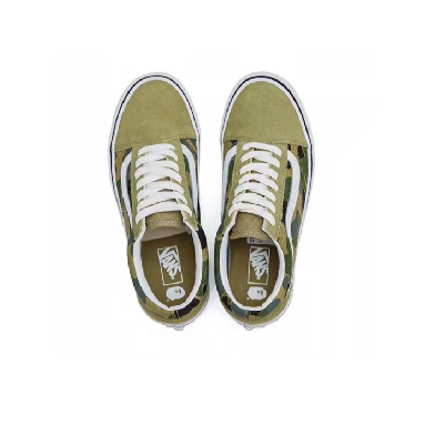 BAPE x Vans Old Skool 36 DX Mens Womens - Abc Camo/Green VN0A54F37BE Shoes