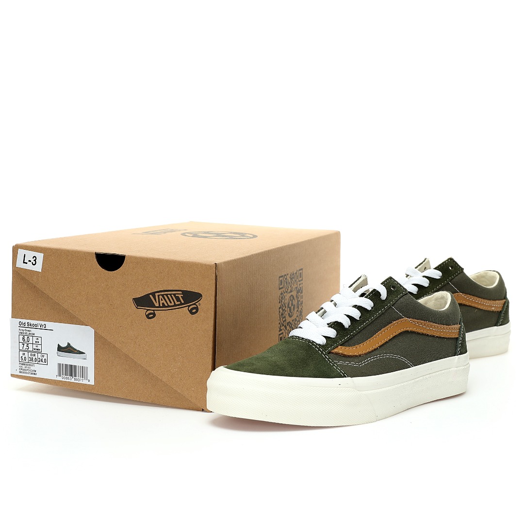 Vans Old Skool Vr3 Mens Womens - Olive Green/Grape Leaf VN0005UB50K Shoes