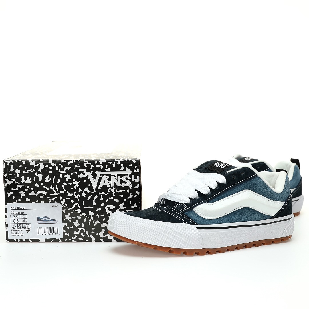 Imran Potato x Vans Knu Skool MTE-1 LX Mens Womens - Navy/Blue/White VN000E3QBX9 Shoes
