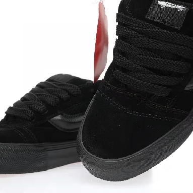 Vans Knu Skool Mens Womens - Triple Black/Black VN0009QCBKA Shoes