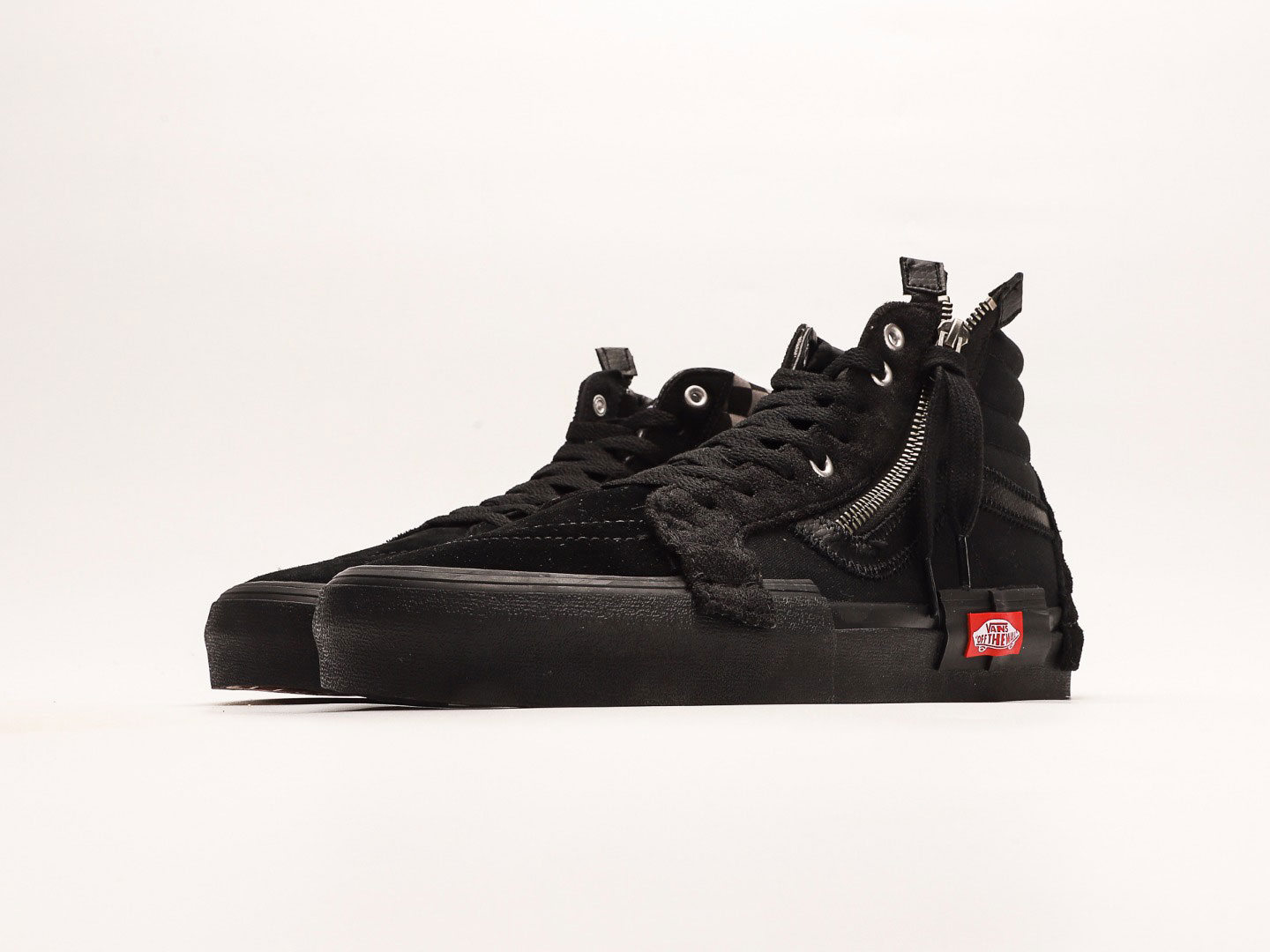 Vans SK8-Hi CAP LX Reissue Mens Womens - Black Checkerboard/Black VN0A3WM1276 Shoes
