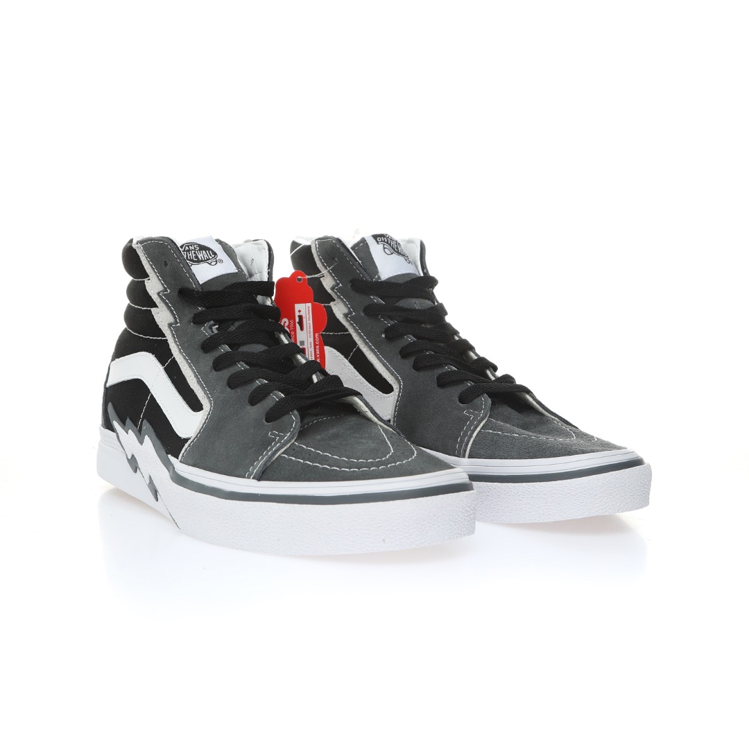 Vans Sk8-Hi Bolt Mens Womens - Pewter/Black VN0A5JIVPBQ Shoes