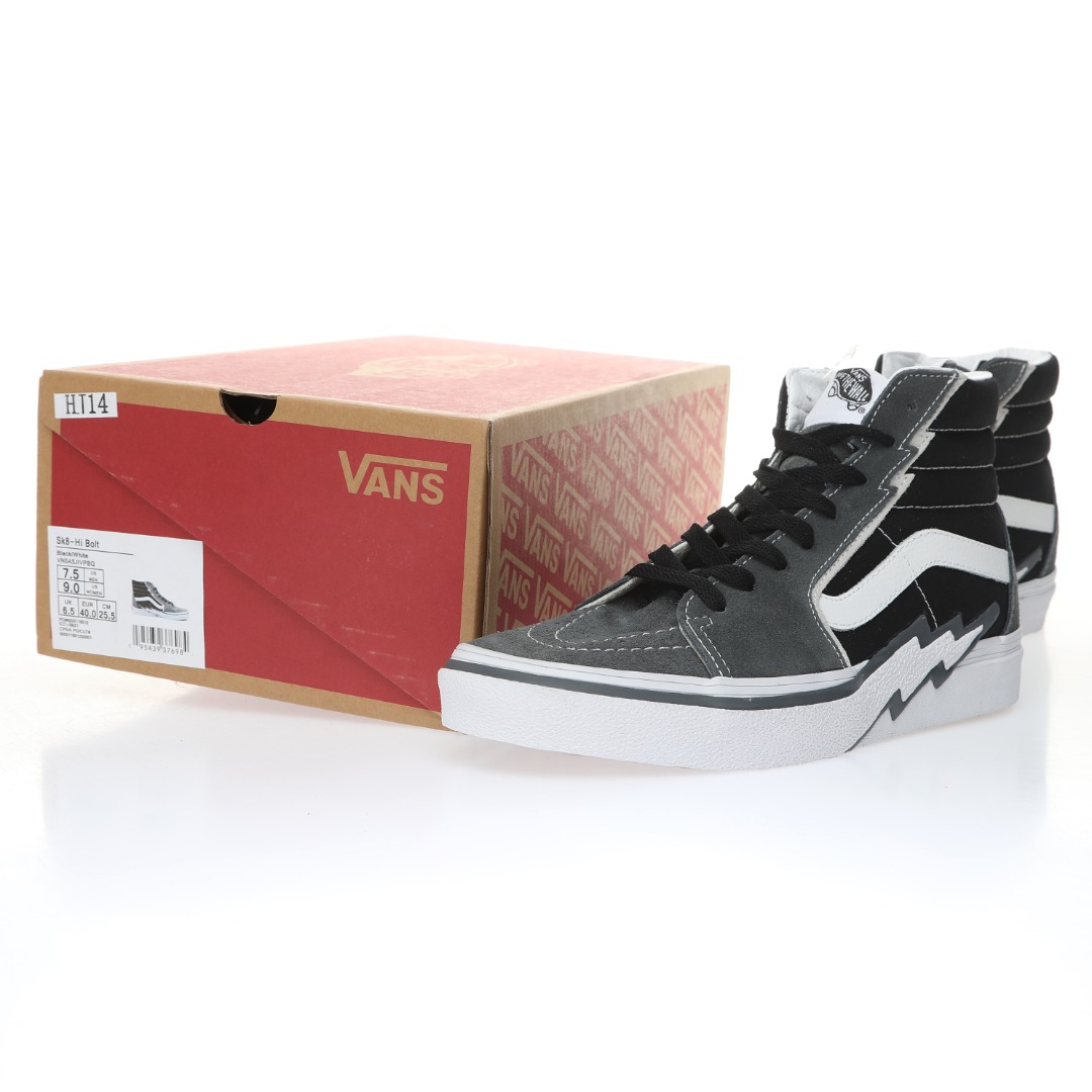Vans Sk8-Hi Bolt Mens Womens - Pewter/Black VN0A5JIVPBQ Shoes