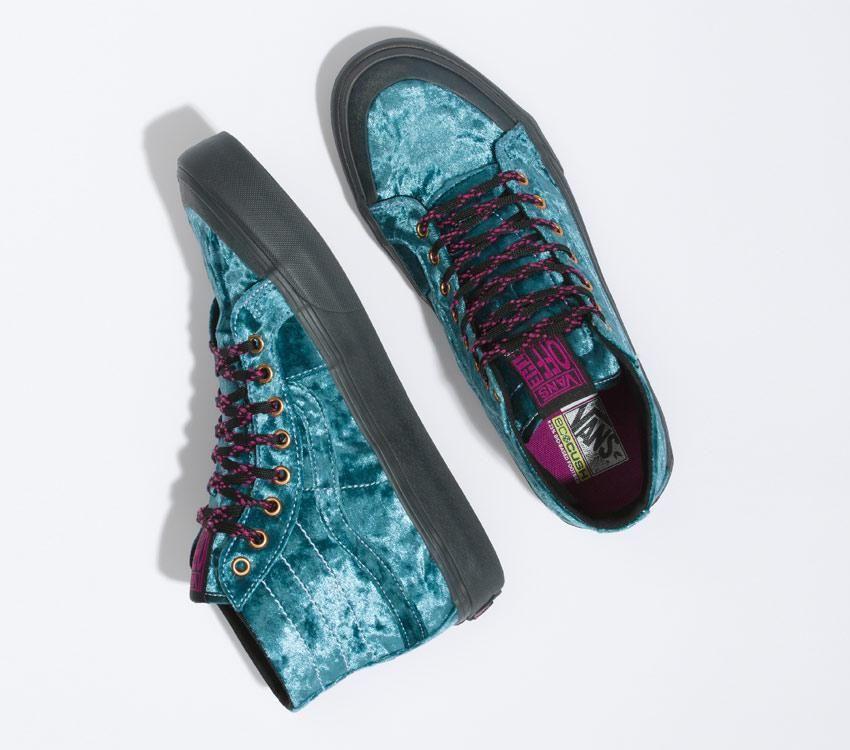 Vans X Curren X Knost Sk8-Hi 138 Decon Vr3 Sf Mens Womens - Alex Knost/Lee-Ann Curren Deep Teal VN0A4BX760Q Shoes