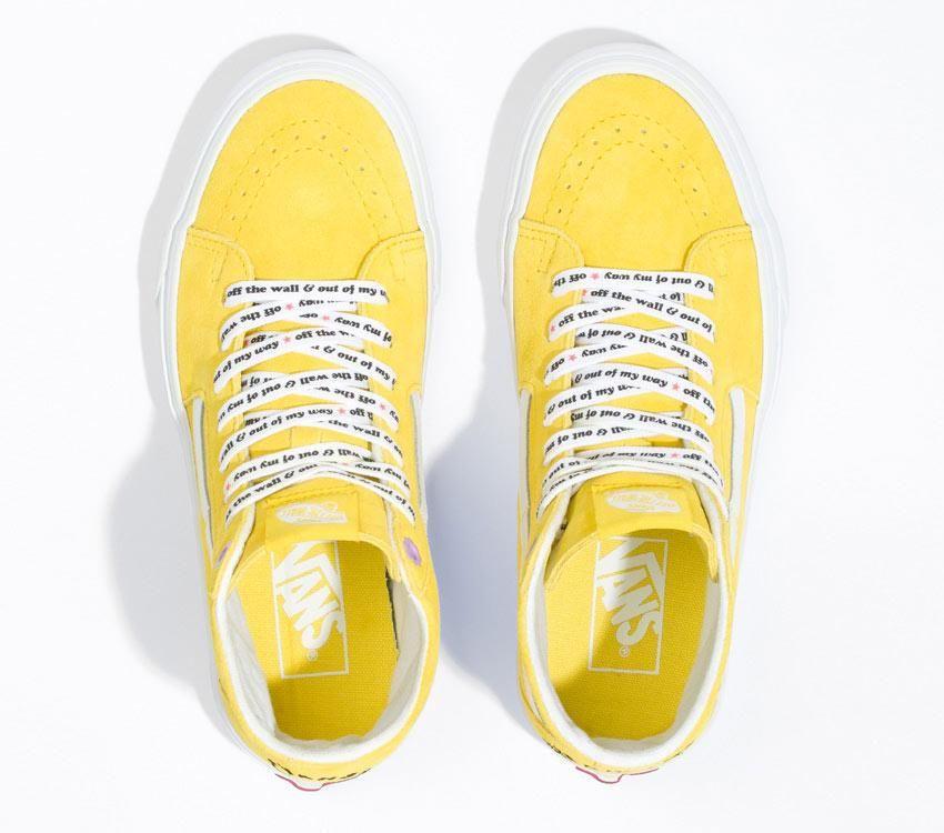 Vans Sk8-Hi Tapered Radically Happy Mens Womens - Radically Happy Yellow VN0A5KRUYLW Shoes
