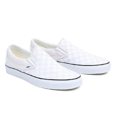 Vans Classic Slip-On Mens Womens - Color Theory Checkerboard Cloud VN0A5JMHCOI Shoes