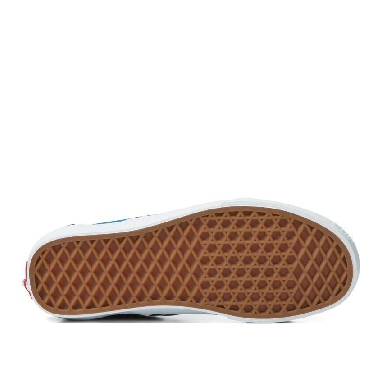 Vans Classic Slip-On Mens Womens - Color Theory Checkerboard Mediterranian Blue VN0A5JMHVD3 Shoes