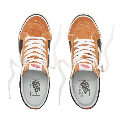 Vans Anaheim Factory Sk8-Hi 38 Dx Classic Mens Womens - (Anaheim Factory) Og Hart Brown/Og Black VN0A38GFUQ2 Shoes