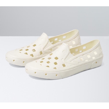 Vans Slip-On Trk Mens Womens - Marshmallow VN0A5HF8FS8 Shoes