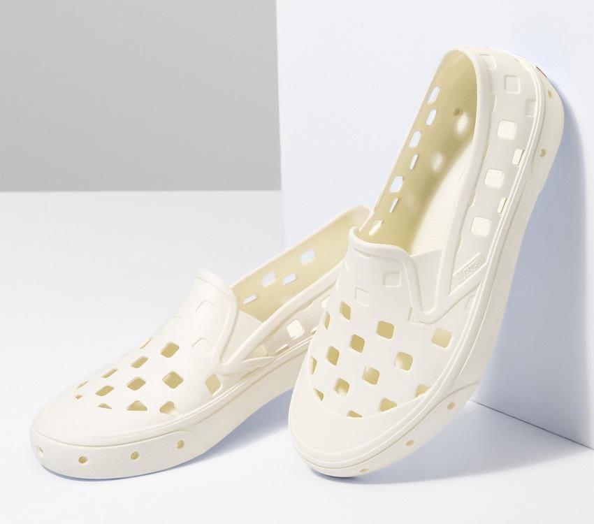 Vans Slip-On Trk Mens Womens - Marshmallow VN0A5HF8FS8 Shoes