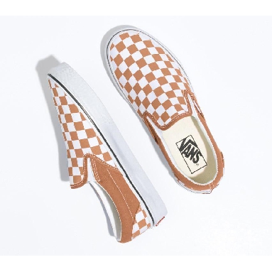 Vans Classic Slip-On Mens Womens - Color Theory Checkerboard Meerkat VN0A5AO8BKQ Shoes
