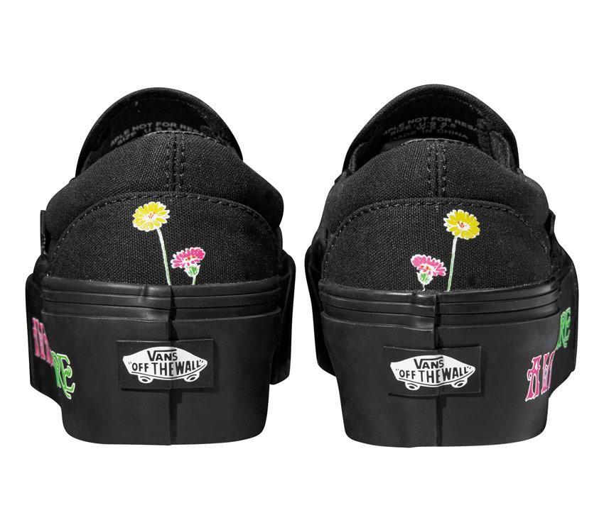 Vans Classic Slip-On Stackform Mens Womens - Morph Blackout VN0A7Q5R1OJ Shoes