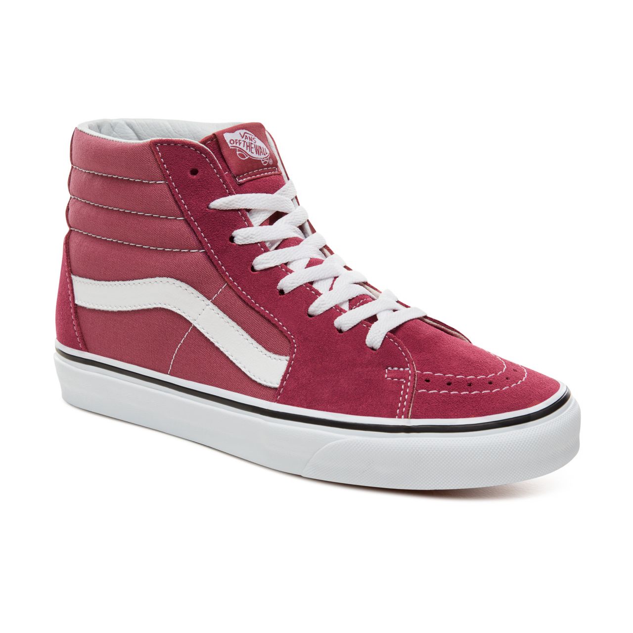 Vans Color Theory Sk8-Hi Classic (Unisex) Mens Womens - Dry Rose/True White VA38GEU64 Shoes