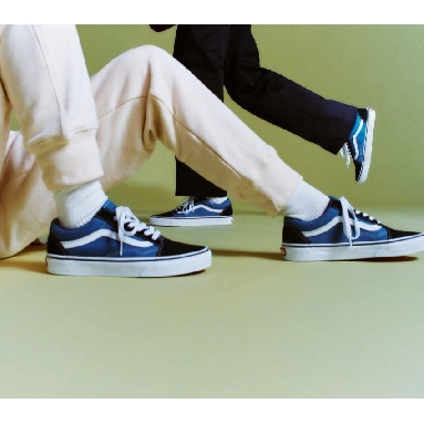 Vans Old Skool Navy Mens Womens - Navy VN-0D3HNVY Shoes