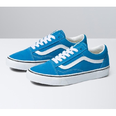 Vans Old Skool Mens Womens - Color Theory Mediterranian Blue VN0A5KRSVD3 Shoes