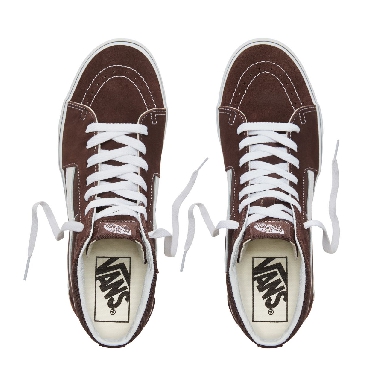 Vans Color Theory Sk8-Hi Classic (Unisex) Mens Womens - Chocolate Torte/True White VA38GEU5Z Shoes