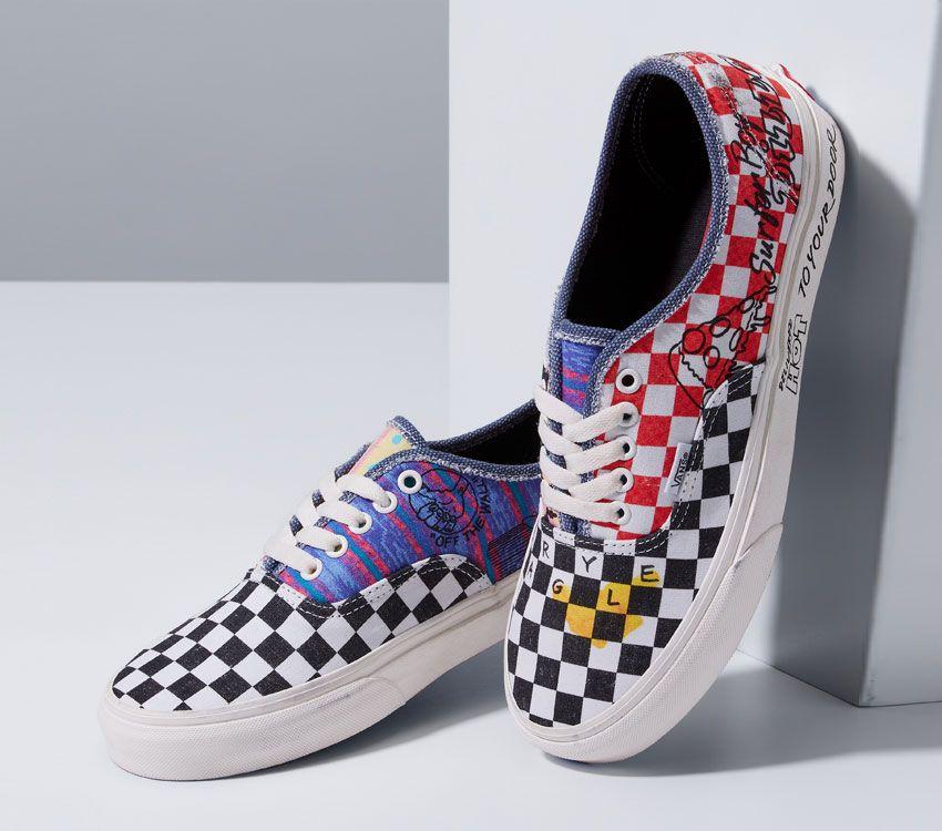 Vans X Stranger Things Authentic Mens Womens - Stranger Things Multi/Marshmallow VN0A5JMPBO5 Shoes