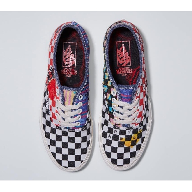 Vans X Stranger Things Authentic Mens Womens - Stranger Things Multi/Marshmallow VN0A5JMPBO5 Shoes