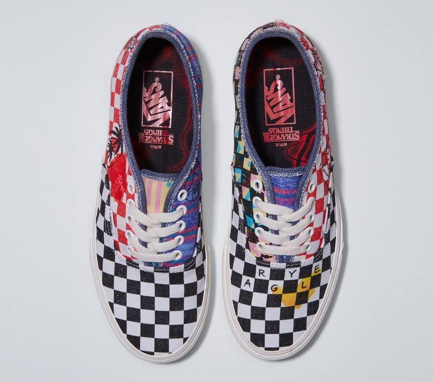 Vans X Stranger Things Authentic Mens Womens - Stranger Things Multi/Marshmallow VN0A5JMPBO5 Shoes