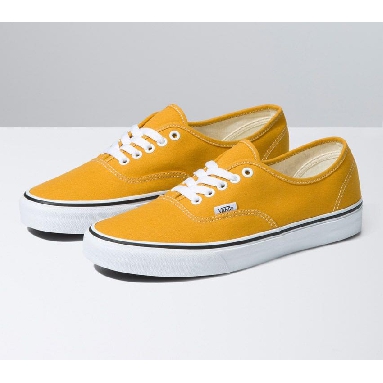 Vans Authentic Mens Womens - Color Theory Golden Yellow VN0A5JMPF3X Shoes