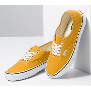 Vans Authentic Mens Womens - Color Theory Golden Yellow VN0A5JMPF3X Shoes