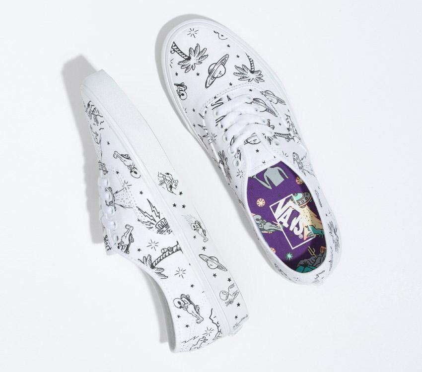 Vans Authentic Unidentified U-Paint Mens Womens - Unidentified U-Paint White/White VN0A5JMPWWW Shoes