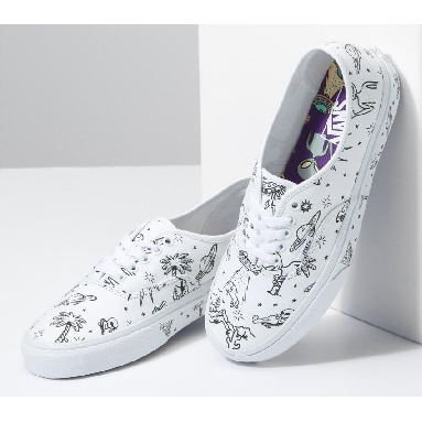 Vans Authentic Unidentified U-Paint Mens Womens - Unidentified U-Paint White/White VN0A5JMPWWW Shoes